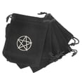 thumbnail image 4 of SIEYIO Velvet Pentagram Tarot for Oracle Card Storage Bag Small Drawstring Pouch, 4 of 9