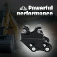 thumbnail image 4 of Mechanical Quick Coupler for Mini Excavators, Fit for Most Heavy Equipment Not Exceeding 3 Tons, Quick Change Hitch Attachment, Black, 4 of 9