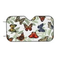 thumbnail image 7 of Balery Multicolored Butterflies Print Car Windshield Sun Shade,Windshield Sunshade for Car Pickup Truck SUV Accessories-Small, 7 of 7