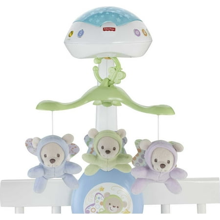 UPC: 0887961046076 | Fisher-Price 3-in-1 Projection Mobile Butterfly Dreams Baby Crib Toy with Light Projection