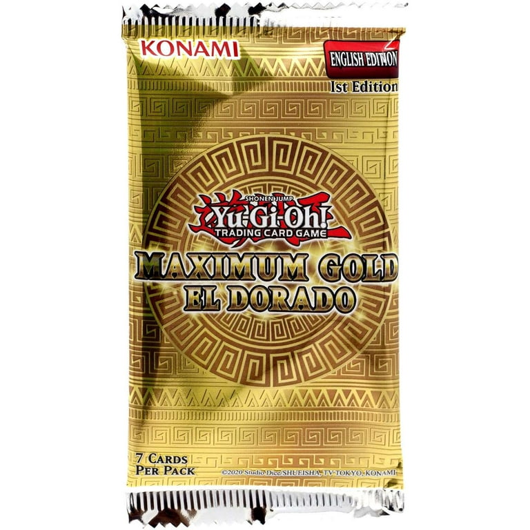Yu-Gi-Oh!, Maximum Gold El Dorado 1st Edition, 4 Packs with