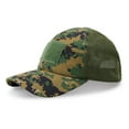 thumbnail image 3 of WTXUE Baseball Cap Trucker Hat Male Female Neutral Summer Camouflage Grid Baseball Caps Dome Adjustable Hat Visors Mesh Hat Camo Hat Sun Hat Green One Size, 3 of 3