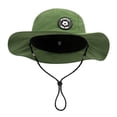 thumbnail image 2 of Oiyii Adventure‑Ready Bucket Hats for Toddler Boy Solid‑Tone Sun Hats, Green, 2 of 8