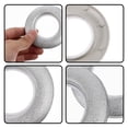 thumbnail image 2 of BRIGHTFUFU 80Set Curtain Rings Silver Prevents Sliding Off for Curtains, 2 of 7
