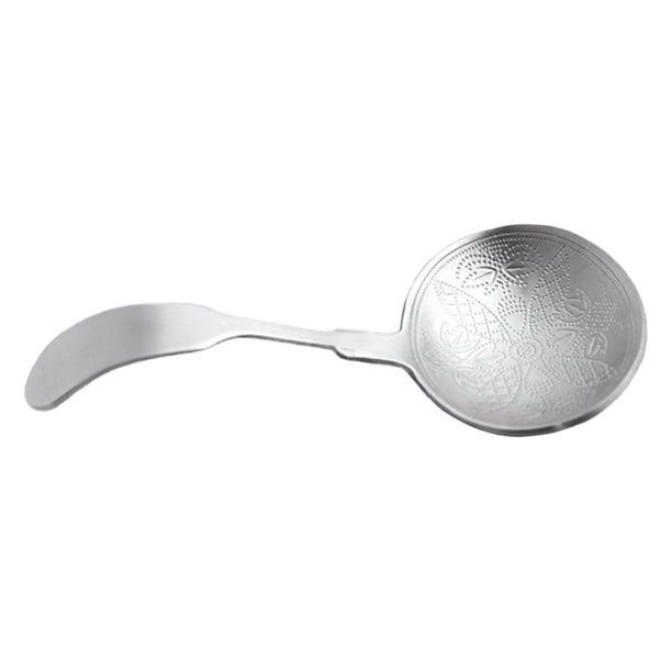 GOOHOCHY 1 cuchara de té creativa de acero inoxidable, práctica cuchara de té.
