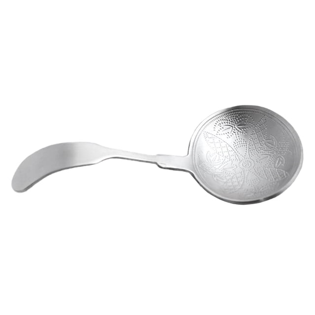 GOOHOCHY 1 cuchara de té creativa de acero inoxidable, práctica cuchara de té.