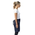 thumbnail image 3 of Artisan Collection by Reprime RP128 Domain Contrast Denim Waist Apron with Pocket-Indigo Denim, 3 of 3