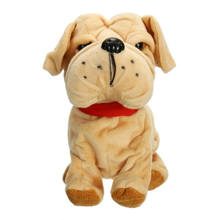 plush stand toy interactive bark robot electronic sound walk dog gift