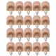 thumbnail image 2 of Rawiri 10 pares de puntas de tacón alto zapatos de repuesto pasador de talón accesorios de reparación de zapatos 611 beige 15 x 18, 2 of 8