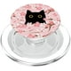 thumbnail image 1 of PopSockets PopGrip lindo gato negro con flor de cerezo japonés rosa, 1 of 5