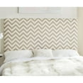 thumbnail image 4 of SAFAVIEH Ziggy Chevron Stripes Upholstered Headboard, Full, Black/White Zig Zag, 4 of 6