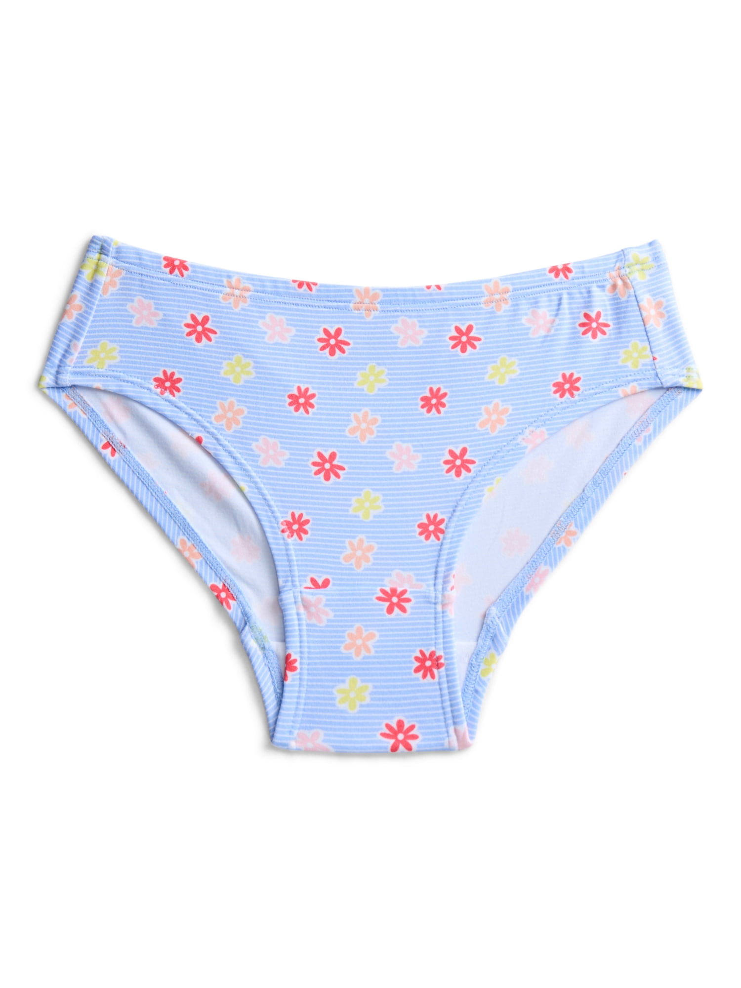 Wonder Nation Girls Premium Hipster Underwear, 5-Pack, Sizes S-XL