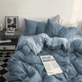 thumbnail image 3 of Yanyangtian Bed Linen Bedding Set Washed Cotton Four-Piece Bed Sheets Set, 3 of 7
