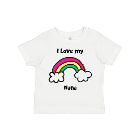 

Inktastic I Love My Nana Gift Toddler Boy or Toddler Girl T-Shirt