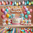 thumbnail image 7 of Colorful Happy Birthday Banner with Star Elements, Backdrop Party Decors, Ideal for Birthday Party Photography Props and Celebrations, 7 of 7