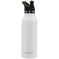 thumbnail image 2 of BalanceFrom Double-Wall Vacuum Insulated Stainless Steel Water Bottle, 3 Caps Included, Wide Mouth and Standard Mouth, Multiple Colors and Sizes, 2 of 9