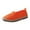 Orange, variant on Women's Slip On Clogs Easy Clean Comfort for Outdoor Women's Casual Shoes Comfortable Flat On Loafers For Everyday Wear Breathable Knit Sole Design With Jeans All Season Closed Toe