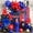 Red Black Blue Silver, variant on 160Pcs Fall Balloons Garland Arch Kit - Orange Coffee Brown Gold White Sand Boho Latex Balloon for Autumn Birthday Hello Fall Little Pumpkin Baby Shower ThanksGiving Themed Party Decorations