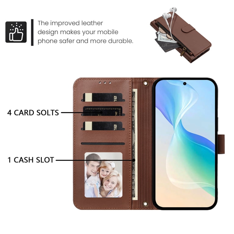 Phone Case for Doogee Note 56 / Note 56 Pro, Shockproof PU Leather