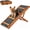 Walnut, variant on Pawaboo 2026 Upgraded Dog Ramp for Couch, Foldable Small Dog Ramp for Sofa with 7 Adjustable Heights from 2.2" to 18.5", Portable Non-Slip Pet Ramps for Couch Sofa, Wood
