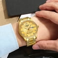 thumbnail image 5 of Watches for Couples Diamond Luxury Men and Women His and Hers Pair Watch Set Husband Wife Valentines Matching Wrist Watch Wedding Gifts Day Date Waterproof Quartz Analog, 5 of 6