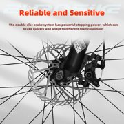 Full Suspension Mountain Bike, S7 Mountain Bike for Mens, 27.5 Inch Mens Mountain Bikes, 21 Speed, Shock Absorber, Disc Brakes, Adult for Mens Bicycle Multi-Spoke Orange