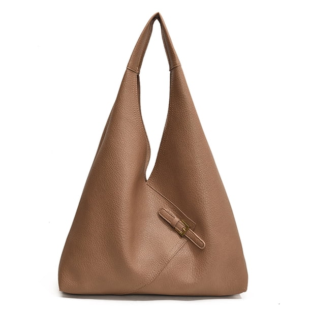 Bolso Hombro Mujer PU Slouchy Hobo Bag Gran Capacidad Diario