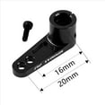 thumbnail image 4 of 4 Piezas de Metal 25T Cuerno de Servo Brazo de Servo Compatible con Futaba Savox Servo para 1/8 1/10 RC Coche de Deriva Todoterreno, 2, 4 of 5