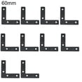 thumbnail image 1 of LEEYNEER 10 Pcs Supports d'Angle Étanches Haute Résistance Multifonctions en Forme de T/L pour Placard Fenêtres d'Armoire, 1 of 8