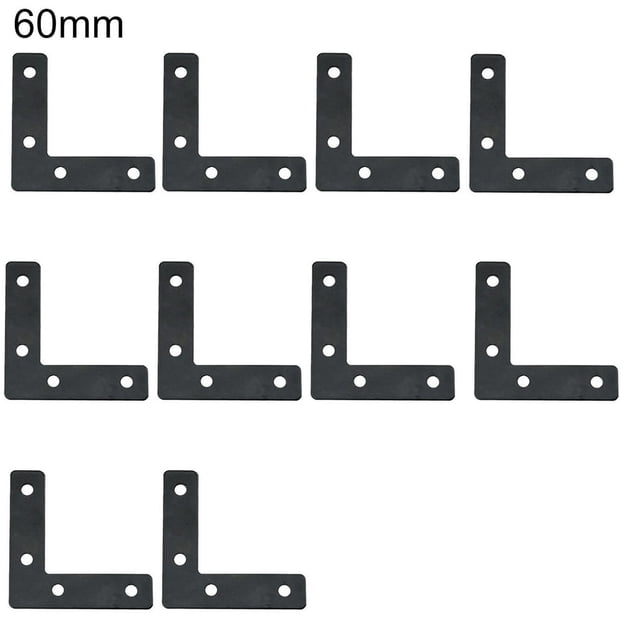 LEEYNEER 10 Pcs Supports d'Angle Étanches Haute Résistance Multifonctions en Forme de T/L pour Placard Fenêtres d'Armoire
