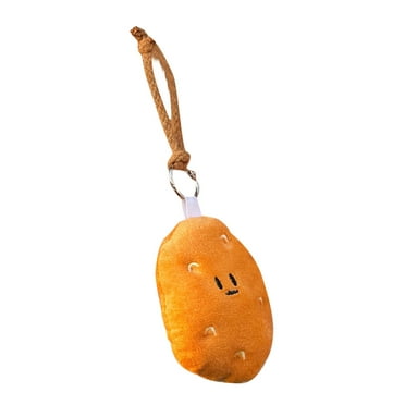 Potato Keychain Bag Charm Key Ring Plush Keychain Handbag Backpack Hanging Accessory