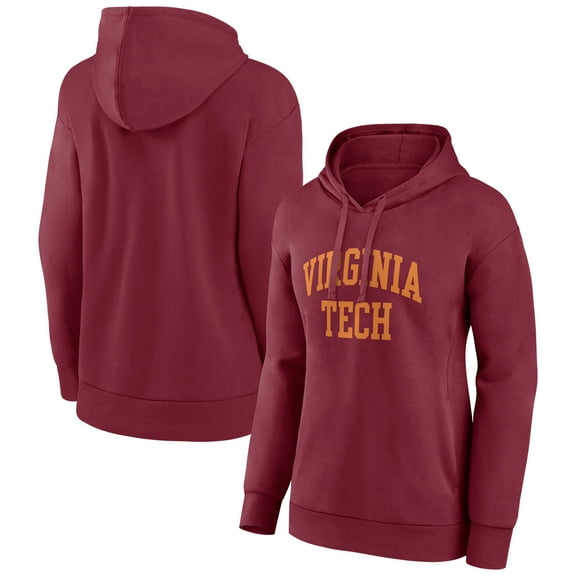 Women's Maroon Virginia Tech Hokies Arch Pullover Hoodie
