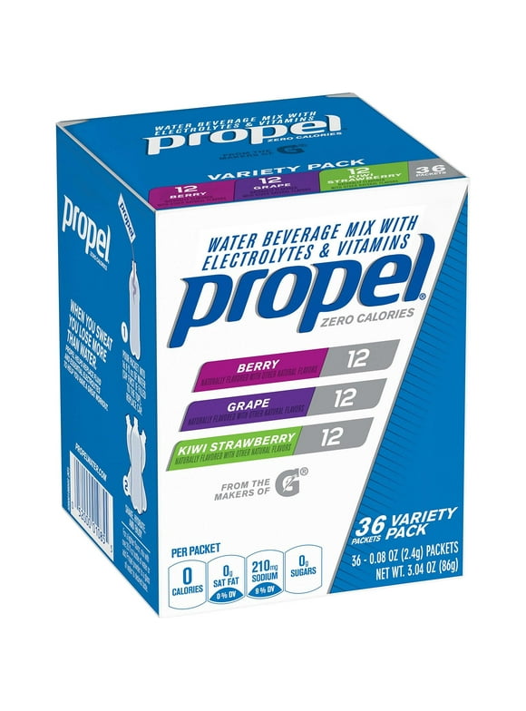 Propel Packets in Powdered Drink Mixes