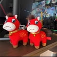 thumbnail image 3 of Misright Crying Horse Horse Plush Toy For Luck Prosperity Home Decoration Soft Cotton Filled, 3 of 10
