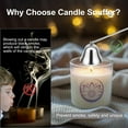 thumbnail image 5 of Extintor de velas con mango largo, accesorio para apagar velas con mecha de metal con mango largo para velas perfumadas(Plata), 5 of 5