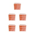 thumbnail image 3 of relayinert Plastic Functional And Stylish Jiugongge Storage Drawer - Easy Access With Multiple Colors pink Six Palaces Grid 5Set, 3 of 6
