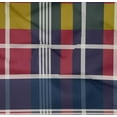 thumbnail image 4 of oneOone Organic Cotton Poplin Twill Fabric Madras Check Printed Craft Fabric BTY 42 Inch Wide, 4 of 4