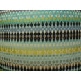 thumbnail image 2 of Plutus Coussin Fait Main Turquoise, (26 Pouces x 26 Pouces), 2 of 3