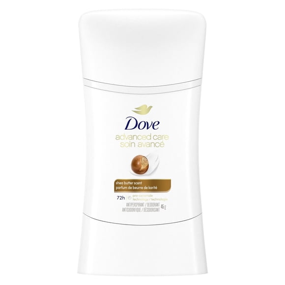 Dove Advanced Care Antiperspirant Deodorant for Women Shea Butter Scent with Pro-Ceramide Technology for Soft, Resilient Skin