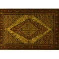 thumbnail image 1 of Ahgly Company Machine Washable Indoor Rectangle Persian Yellow Traditional Area Rugs, 7' x 10', 1 of 4