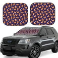 thumbnail image 1 of Fotbe Candy Corn (2) 2-Piece Car Windshield Sun Shade | Sun Blocker for Car Windshield | Foldable Automotive Interior Accessories for Sun Protection-Medium, 1 of 6