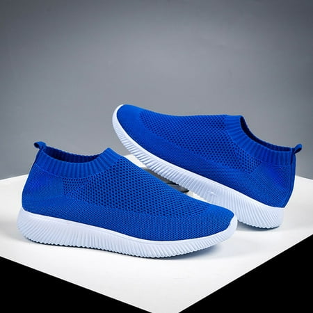 

Rimocy Breathable Mesh Platform Sneakers Women Comfort Soft Sole Elastic Knit Flat Shoes Woman 2022 New Parent-child Sneakers