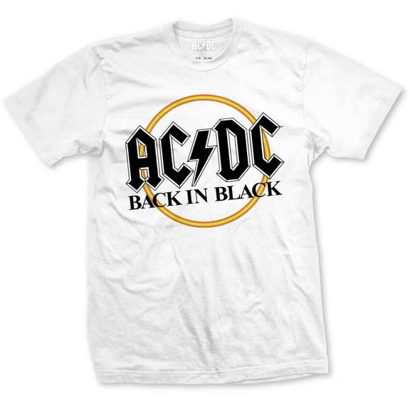 AC/DC Unisex T-Shirt Back in Black (Small)