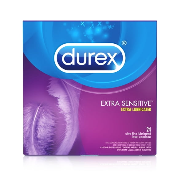 Durex Extra Sensitive Ultra Thin Condoms - 24 Ea