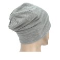 thumbnail image 4 of Tittly Winter Hats Beanie Womens Street Knit Hat Head Pile Hat Cold Hat Baotou Hat Unisex Skull Caps Hats for Women Grey One Size, 4 of 6