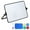 Black, variant on JZROCKER Magnetic Small Whiteboard, Mini A3 Whiteboard 42x30cm Double-Sided Whiteboard