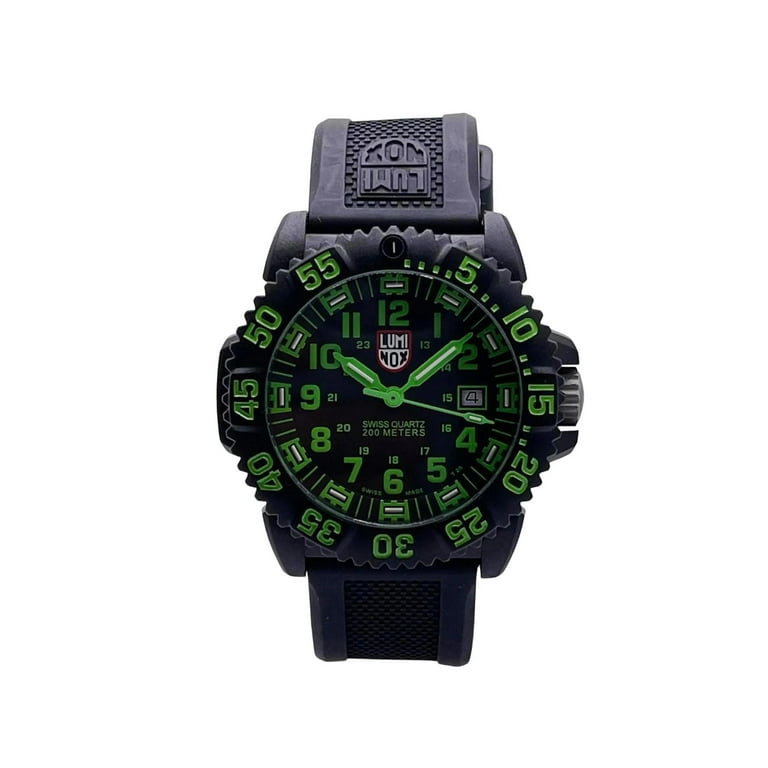 Luminox Navy Seal Colormark 44mm Carbon Black Dial Mens Quartz Watch XS.3067 Walmart