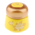 thumbnail image 2 of Estuche de maquillaje de cerámica vacío a prueba de polvo de lata de té Amarillo shamjiam bote de maquillaje, 2 of 8