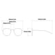 thumbnail image 2 of Sonducket 1 par de gafas de mujer de repuesto Universal HD elegante protección solar inastillable gafas de moda rosa Type3 NO3, 2 of 6