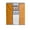 Orange, variant on LAVA Foldable Clothes Storage Bags Closet Organizers Large Capacity Storage Containers for Clothing Blanket Comforter Toys Pillows Blue